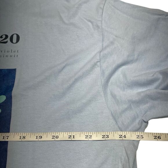 Baby Blue Magic Flowers Graphic Tee - Picture 4 of 5